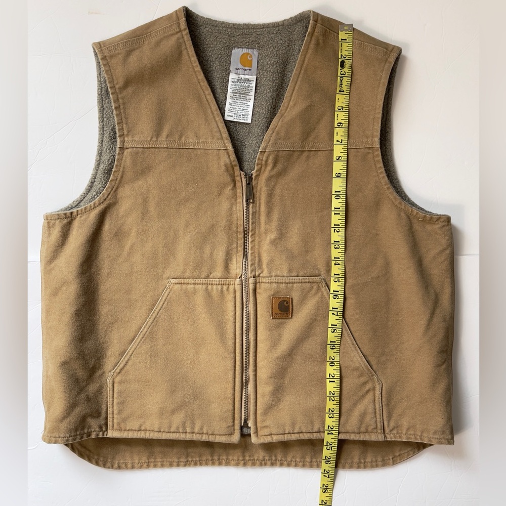 Carhartt vintage Tan Utility Vest XL - Picture 4 of 5